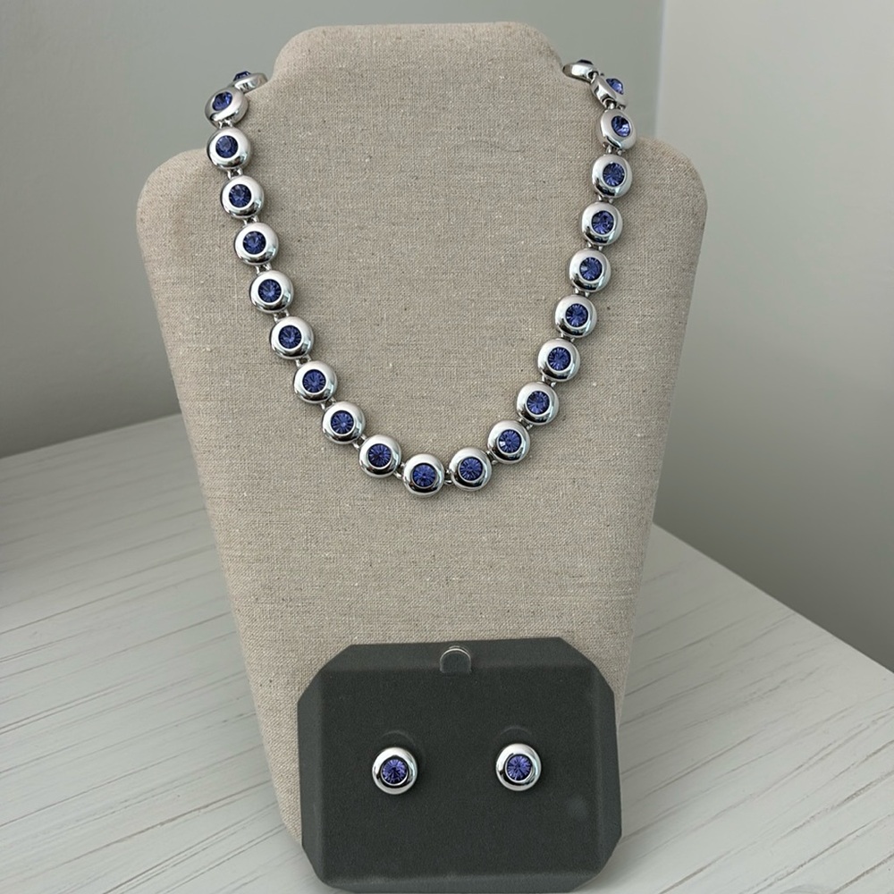 Nolan Miller Purple Rhinestone Set